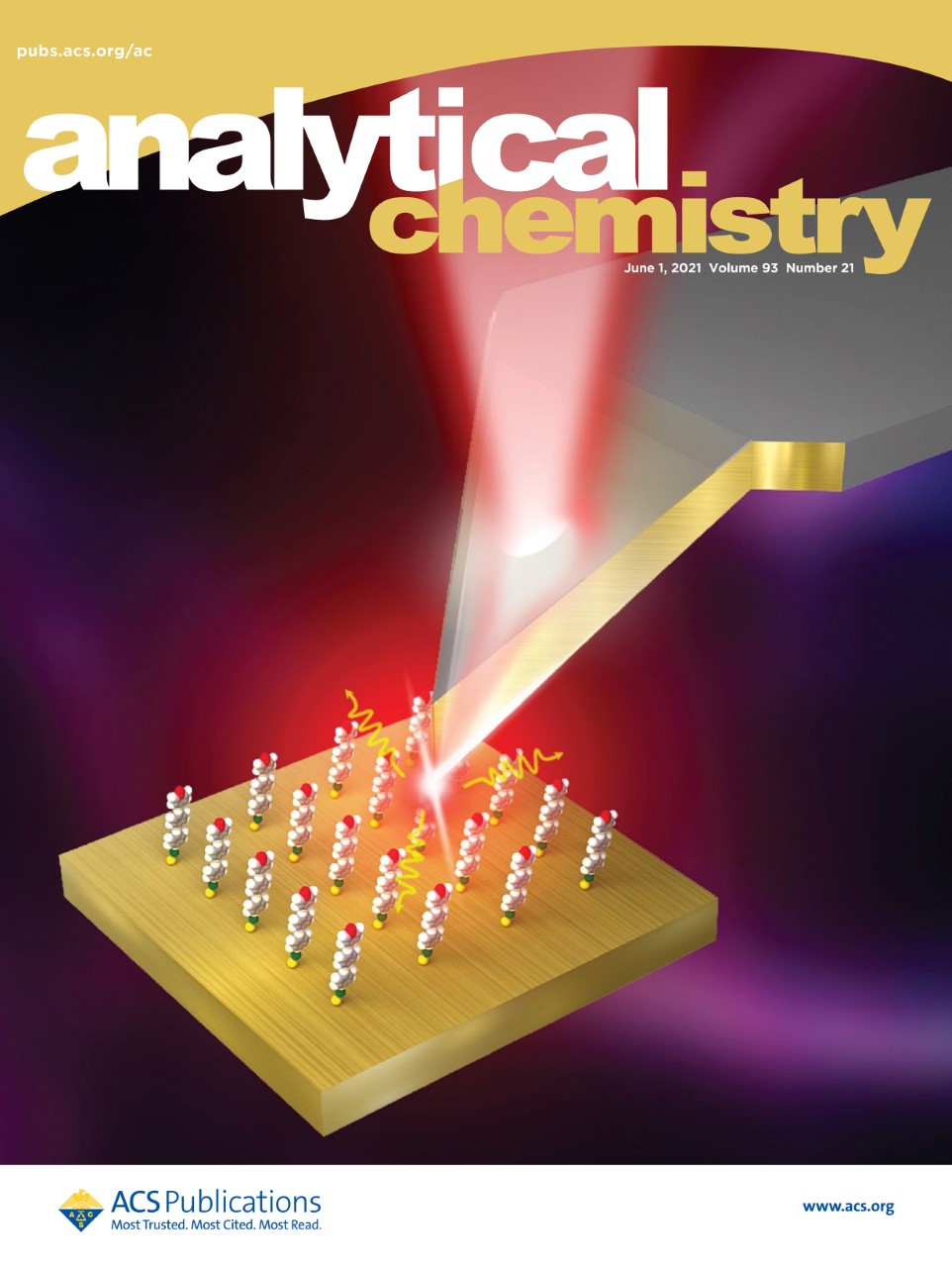 Analytical. Chemistryに論文が掲載され、Supplementary Coverとして選出されました。（題目：Low-Background Tip-Enhanced Raman Spectroscopy Enabled by a Plasmon Thin-Film Waveguide Probe）